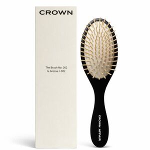 Crown Affair The Brush No. 002 Wooden Detangling Hair Brush NIB